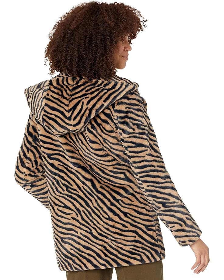 цена Пальто NVLT Faux Fur Hooded Coat, цвет Tiger