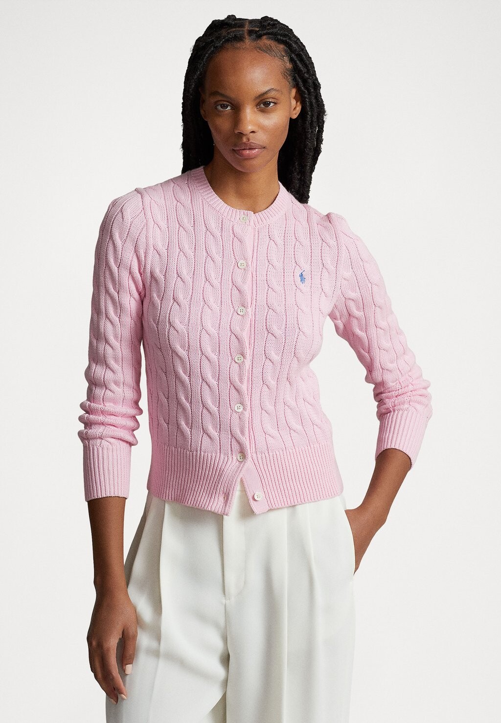 

Кардиган Polo Ralph Lauren КАРДИГАН С ДЛИННЫМ РУКАВОМ, цвет carmel pink