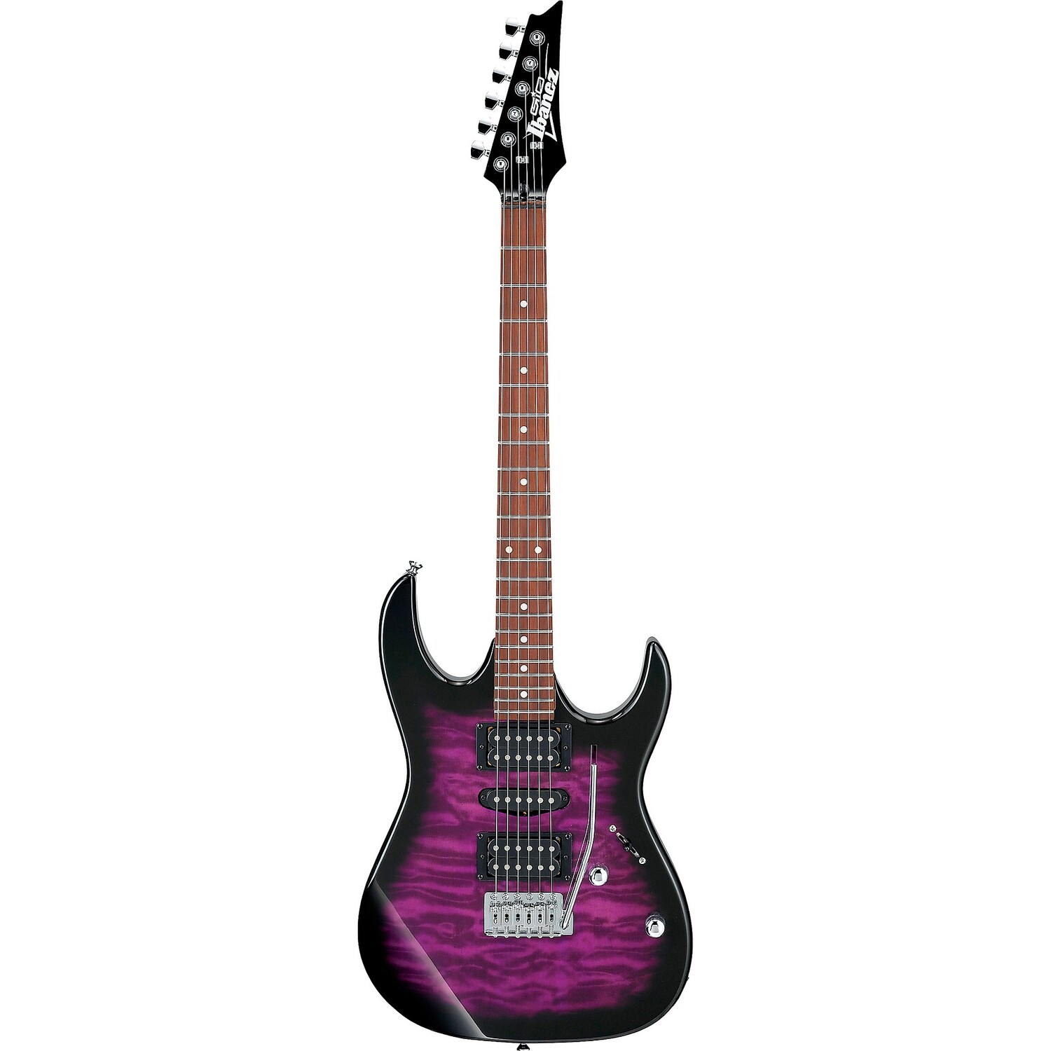 

Электрогитара Ibanez GRX70QA прозрачный фиолетовый Sunburst