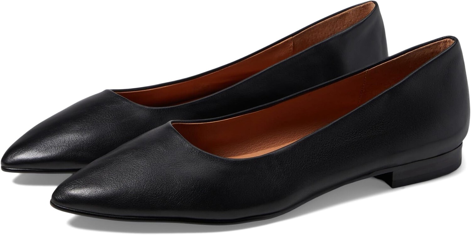 

Балетки Helga Pointy Toe Ballet Flat Madewell, цвет True Black