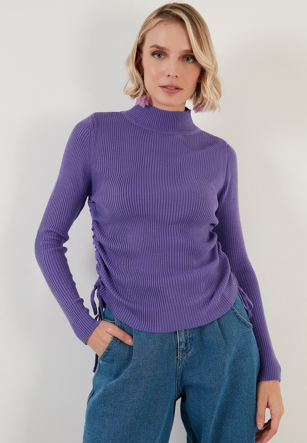 

Свитер LELA Regular Fit, сиреневый, Фиолетовый