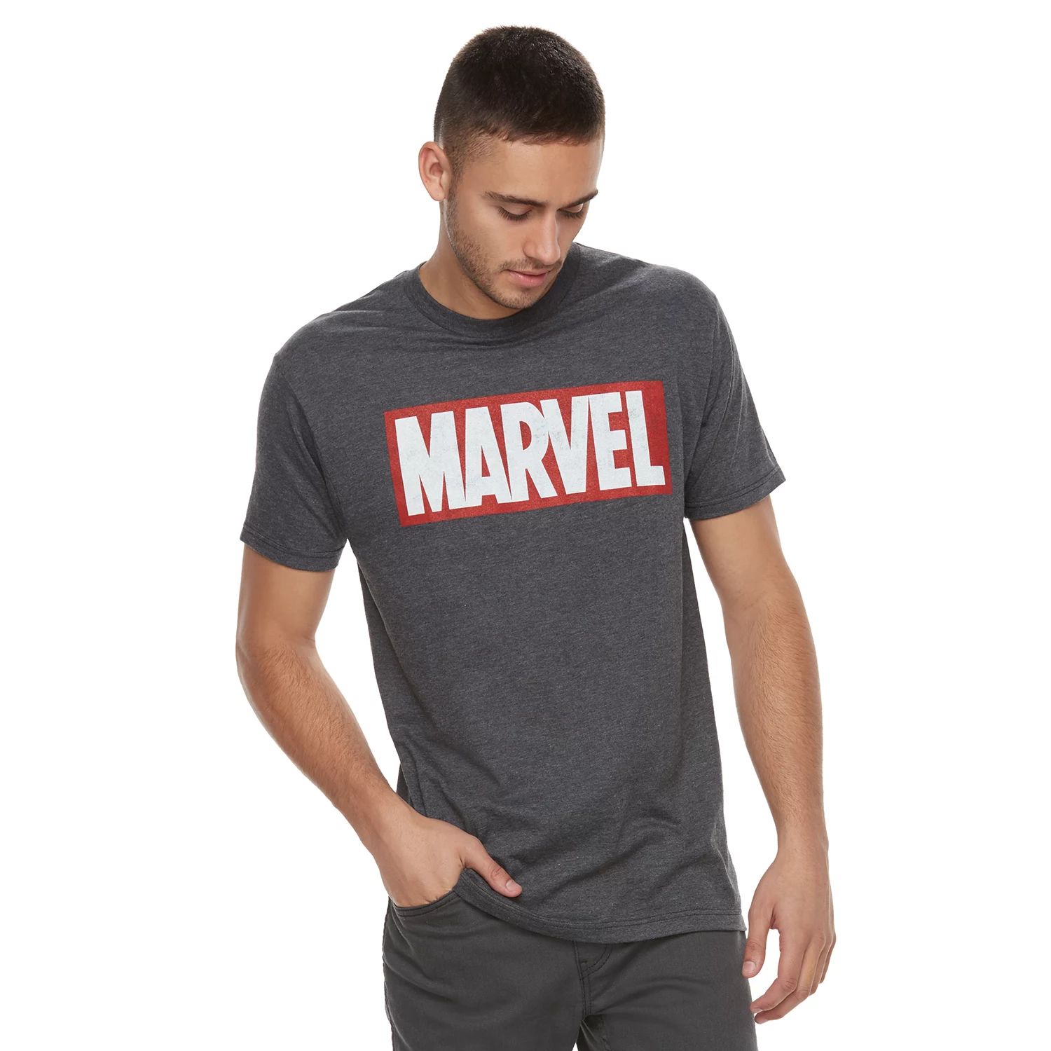 Мужская футболка с логотипом Marvel Licensed Character