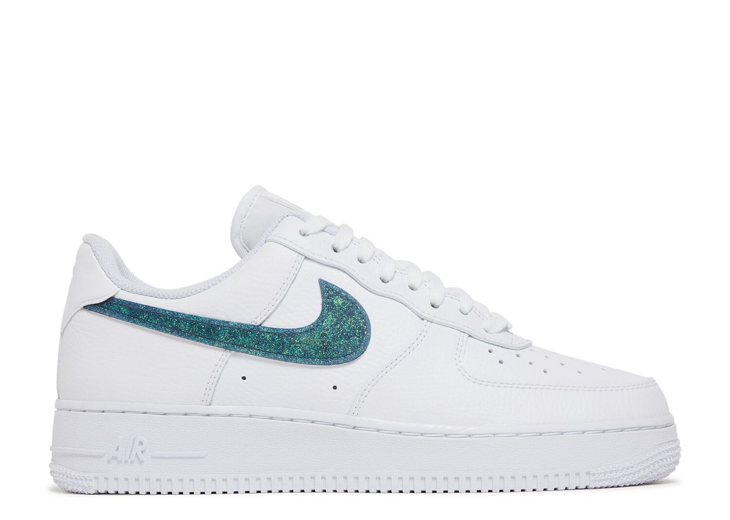 

Кроссовки Nike Wmns Air Force 1 Low 'Glitter Swoosh - Celery', белый