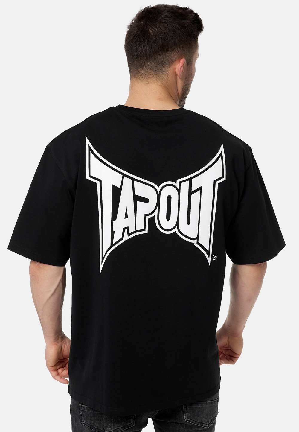 

Футболка с принтом Tapout, черный