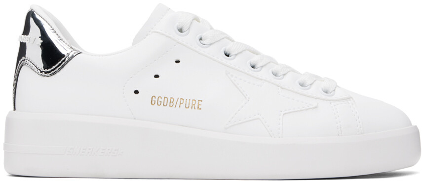 

Кроссовки Golden Goose Bio-Based Purestar, белый/серебристый