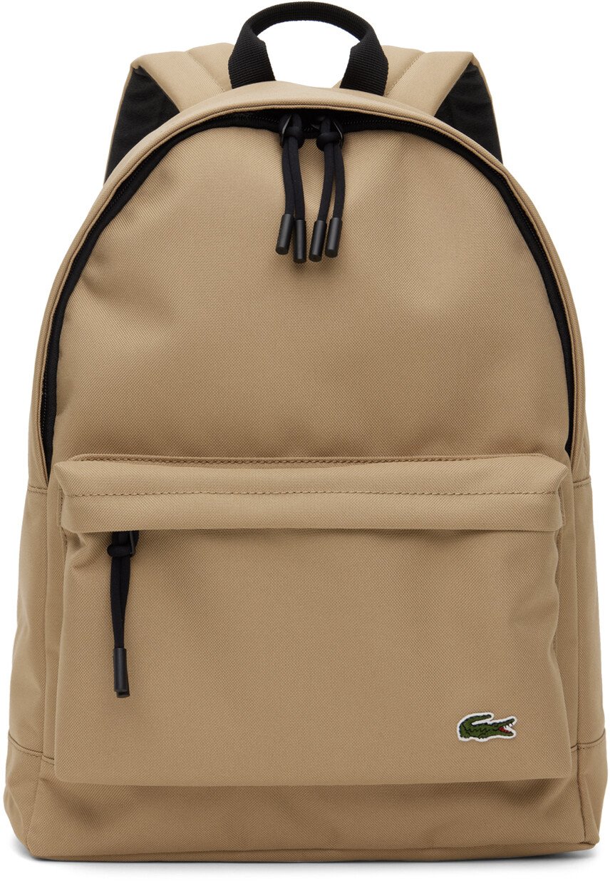 

Бежевый рюкзак с отделением для компьютера Lacoste