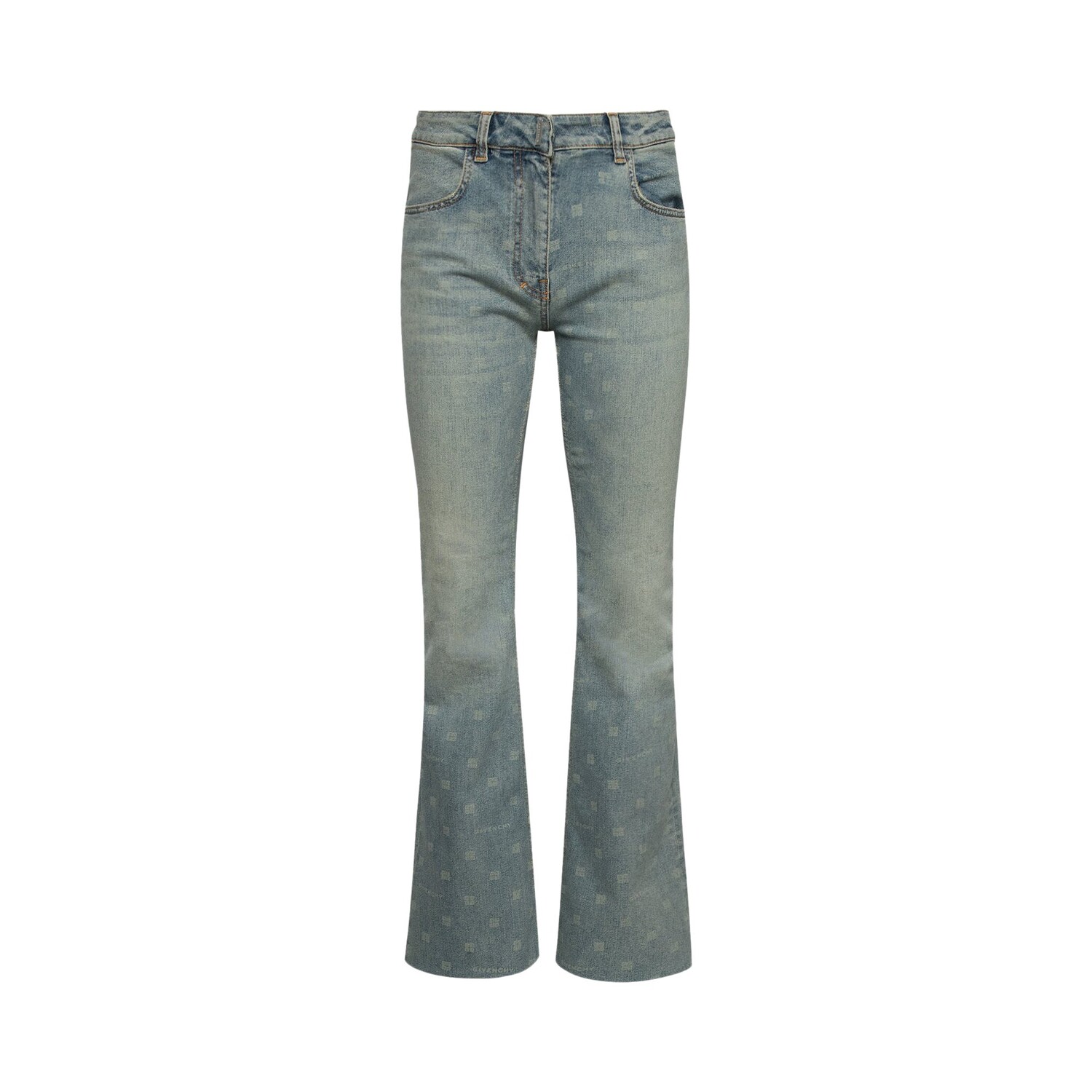 

Джинсы из денима Givenchy Bootcut, светло-голубые