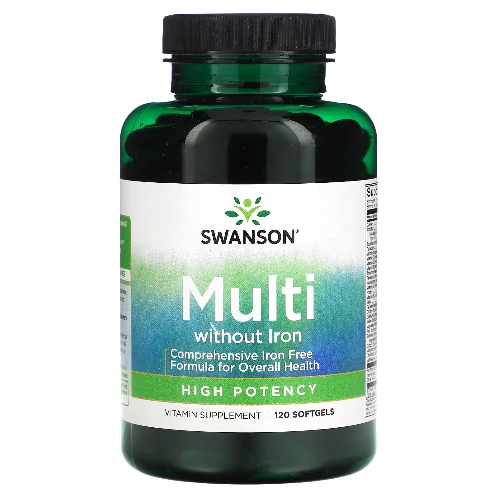 Мультивитамины без железа Swanson, 120 таблеток мультивитамины и минералы swanson 90 таблеток