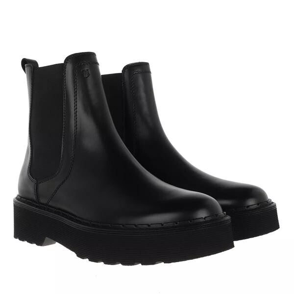 

Сапоги ankle boots leather Tod'S, черный
