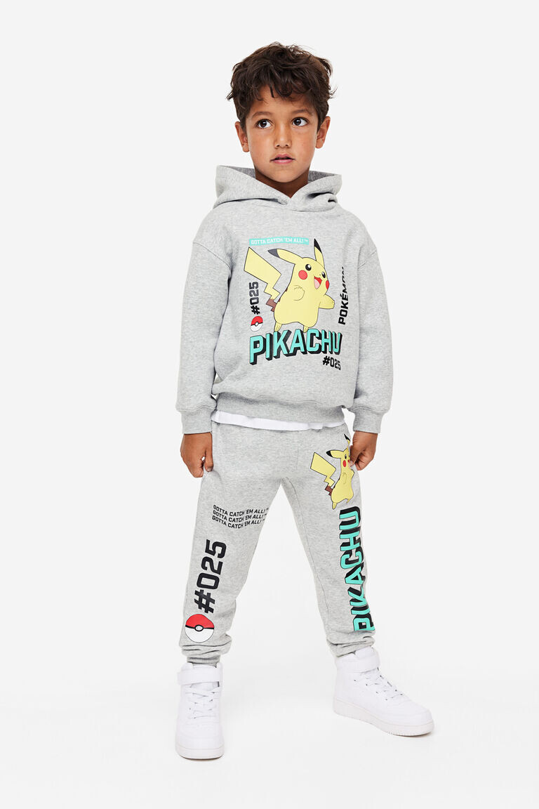 

Комплект из двух толстовок с принтом H&M, серый
