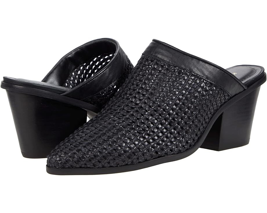 

Туфли KAANAS Granada Basket Weave Mule Booties, черный