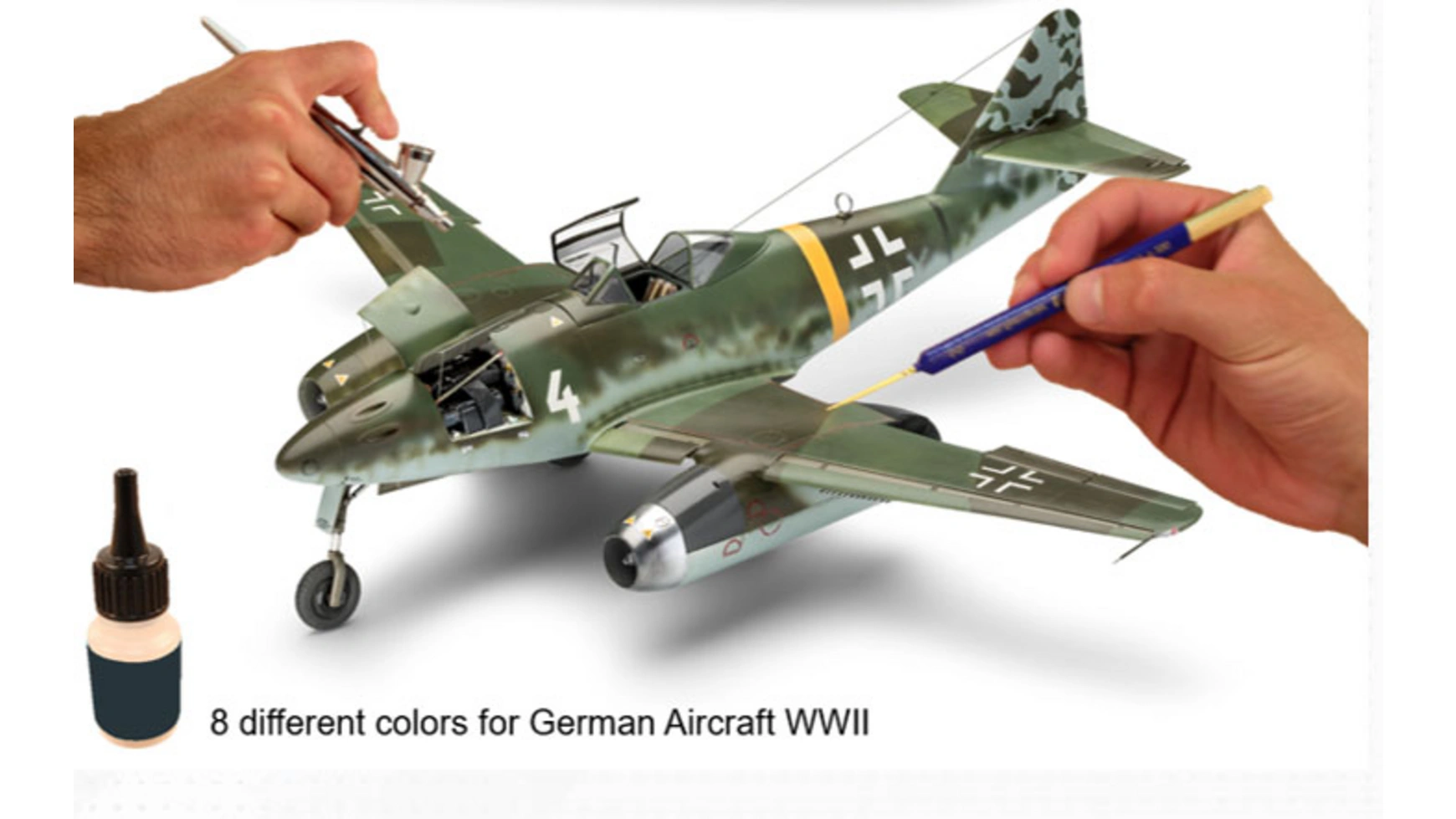 Цвет модели Revell немецкий самолет времен Второй мировой войны обухович валерий сидоренко сергей кульбака сергей самолеты второй мировой войны
