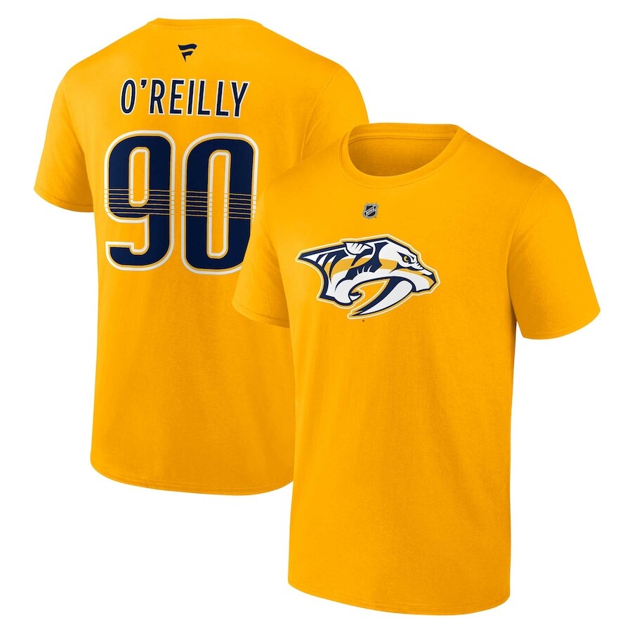 

Футболка с коротким рукавом Fanatics Branded Nashville Predators, золотой
