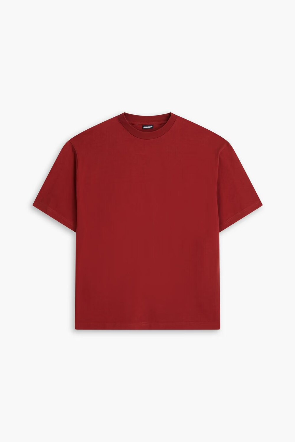 

Футболка из хлопкового джерси с принтом Jacquemus, мерло