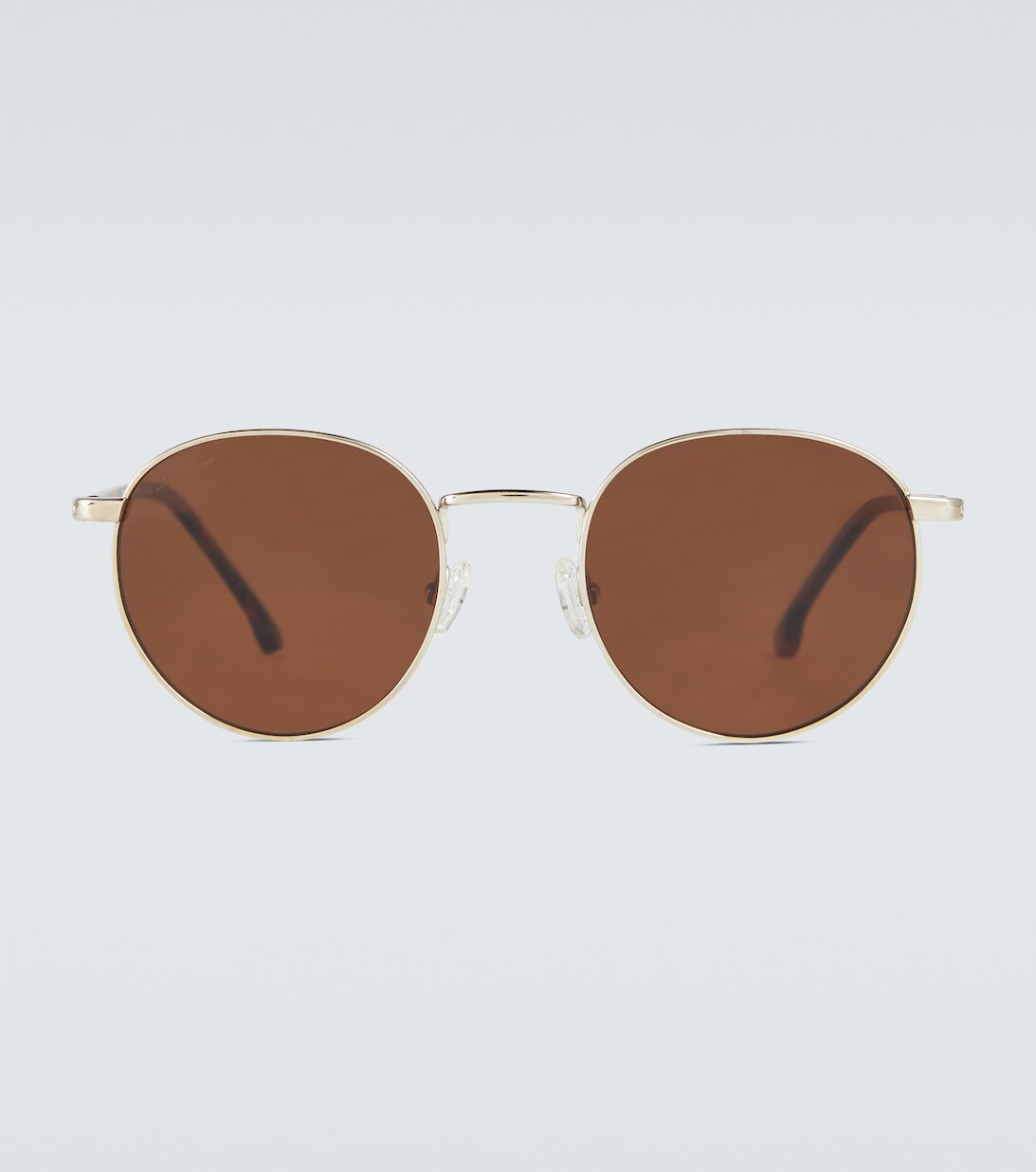 

Солнцезащитные очки Weekend в круглой оправе Loro Piana, серебряный