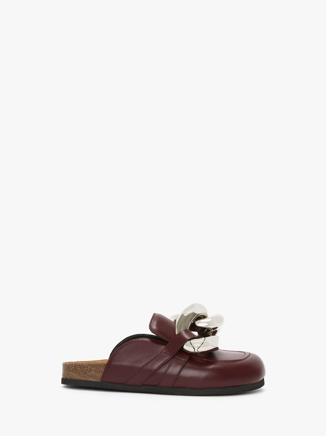 

Кожаные мюли-лоферы с цепочкой JW Anderson, серебряный