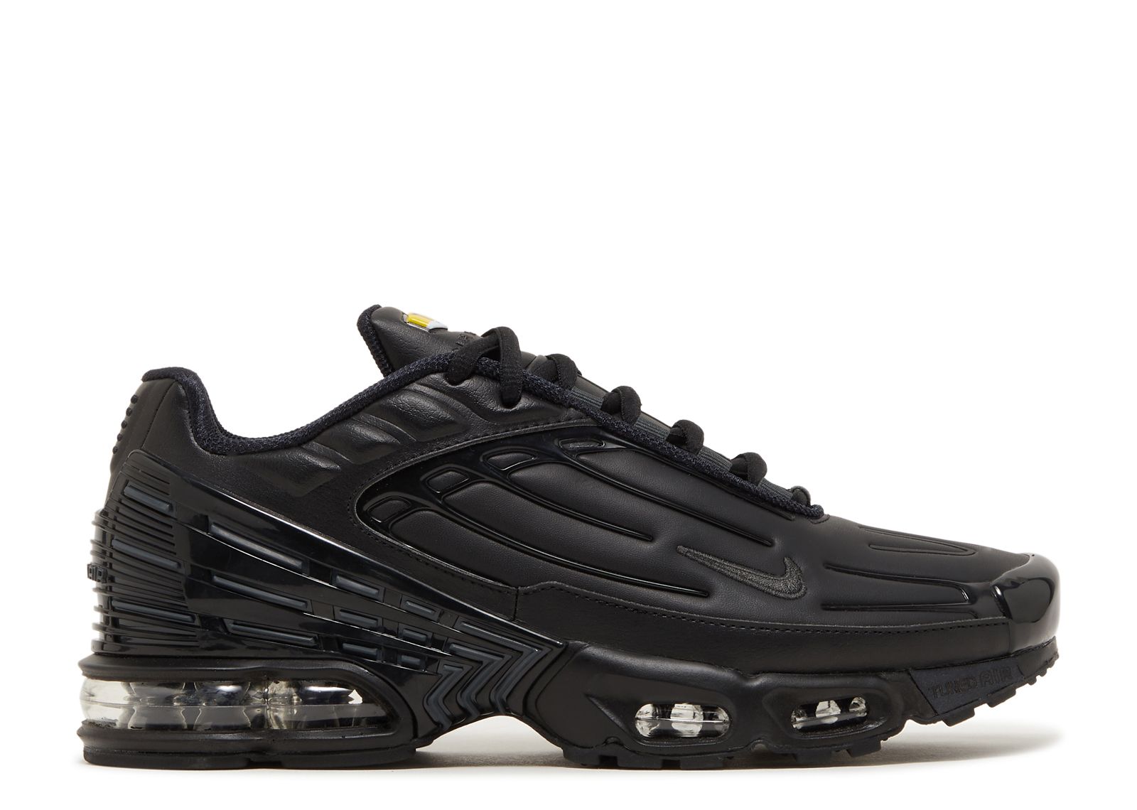 

Кроссовки Nike Air Max Plus 3 Leather 'Triple Black', черный