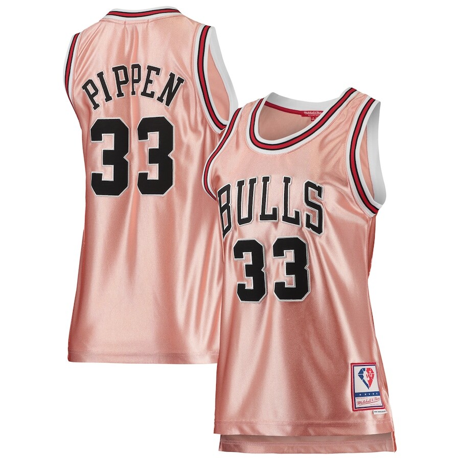 

Джерси Mitchell & Ness Chicago Bulls, розовый