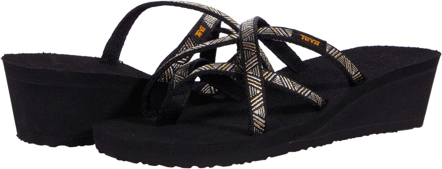 

Босоножки Mush Mandlyn Wedge Ola 2 Teva, цвет Agave Black Metallic