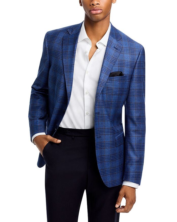 

Магазин мужской одежды Bloomingdale's: спортивный пиджак стандартного кроя в клетку The Men's Store at Bloomingdale's, синий