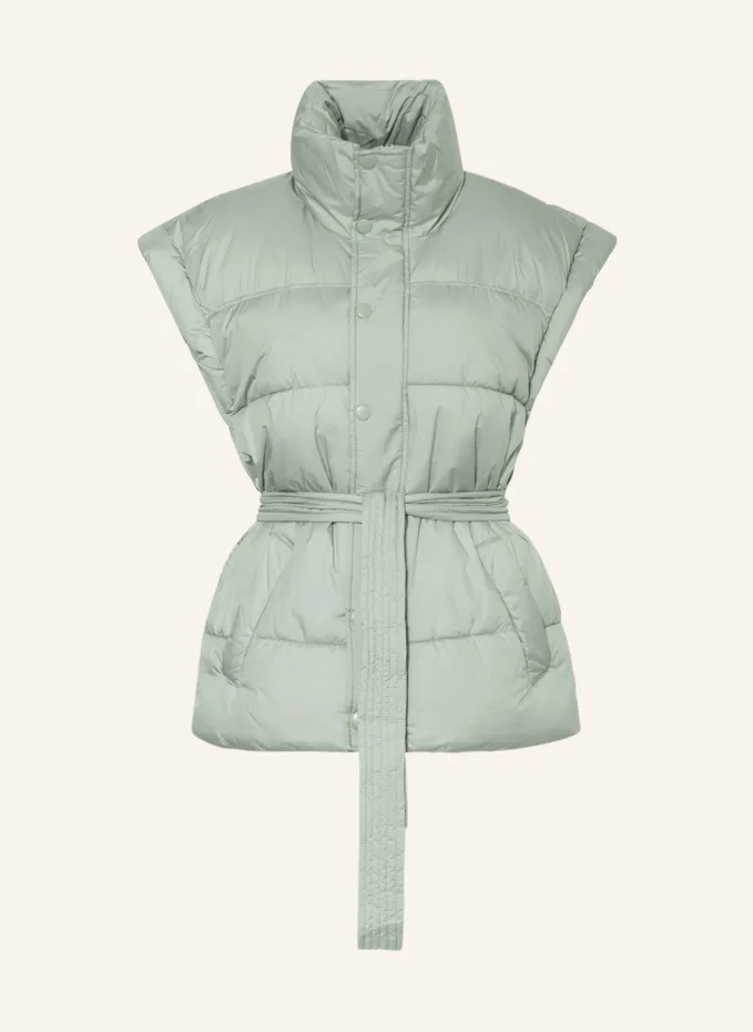 

Стеганый жилет леандра Gina Tricot, зеленый