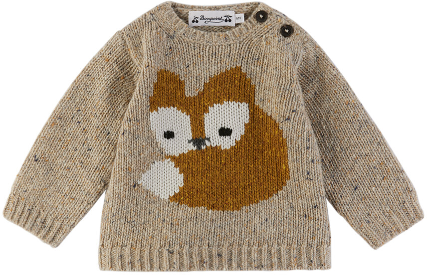 

Baby Beige Свитер Blumaro Пятнистый серый Bonpoint