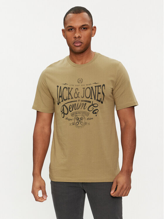 

Футболка стандартного кроя Jack&Jones, бежевый