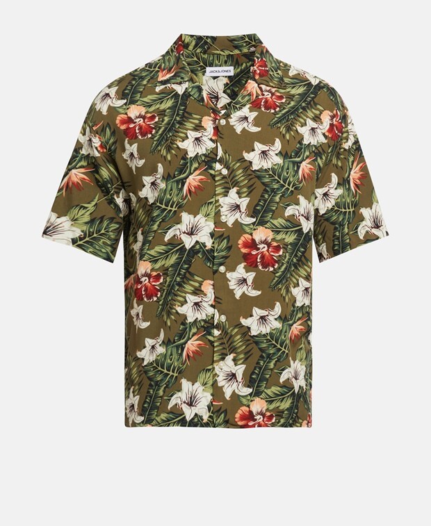 

Рубашка с короткими рукавами Jack & Jones, хаки