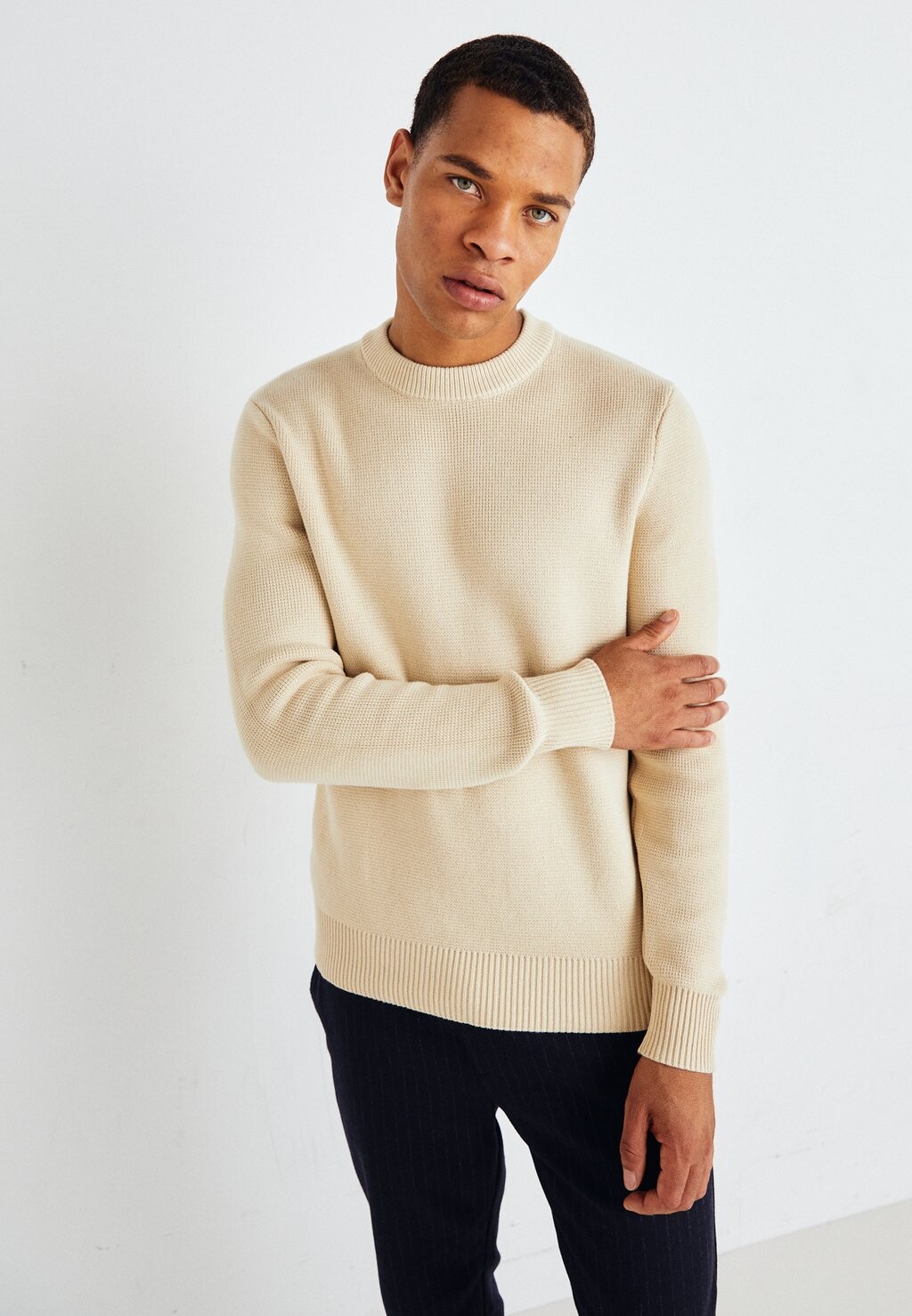 

Свитер SLHTODD CREW NECK Selected, туман