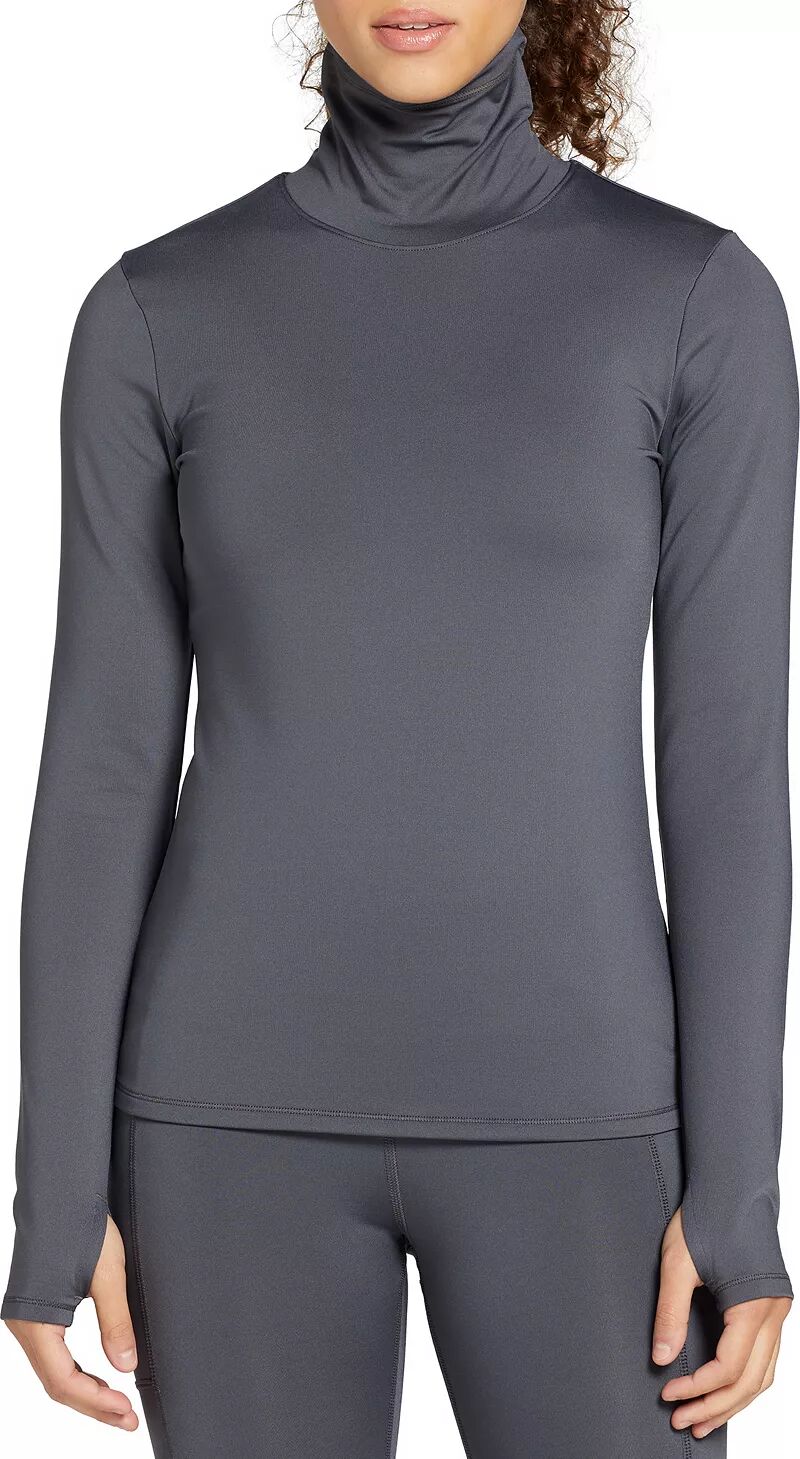 Женская компрессионная рубашка с высоким воротником Dsg для холодной погоды