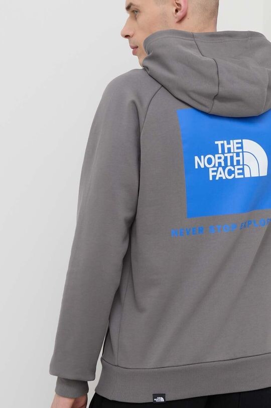 

Хлопковая толстовка The North Face, серый
