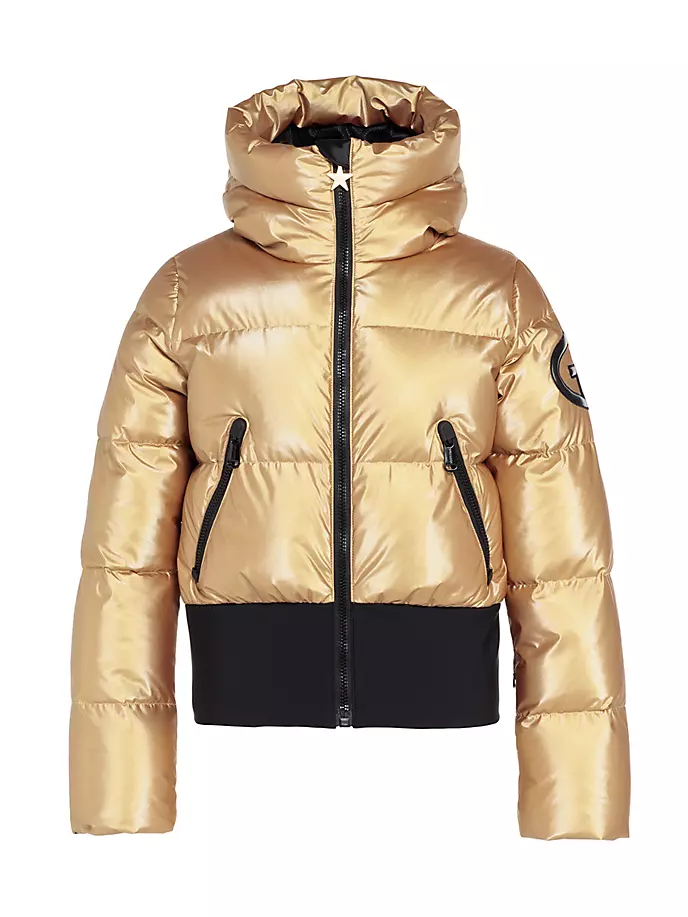 цена Пуховая лыжная куртка Bombardino Goldbergh, золото