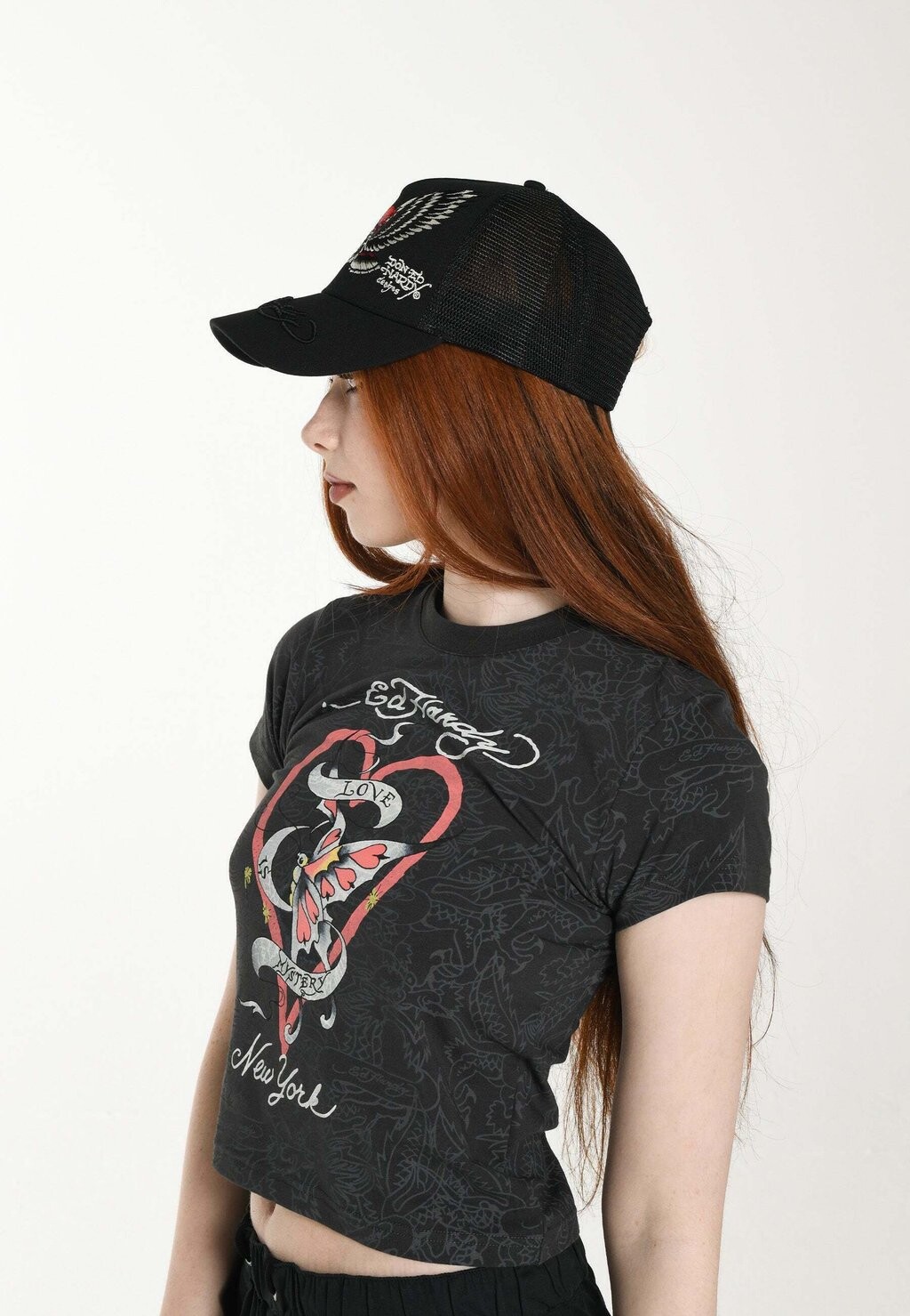 

Бейсболка Ed Hardy, черный