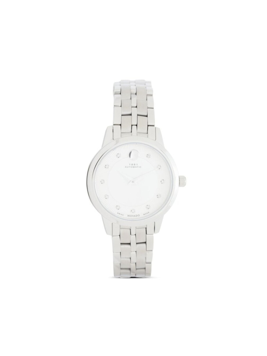 

Наручные часы 1881 Automatic 30 мм Movado, белый