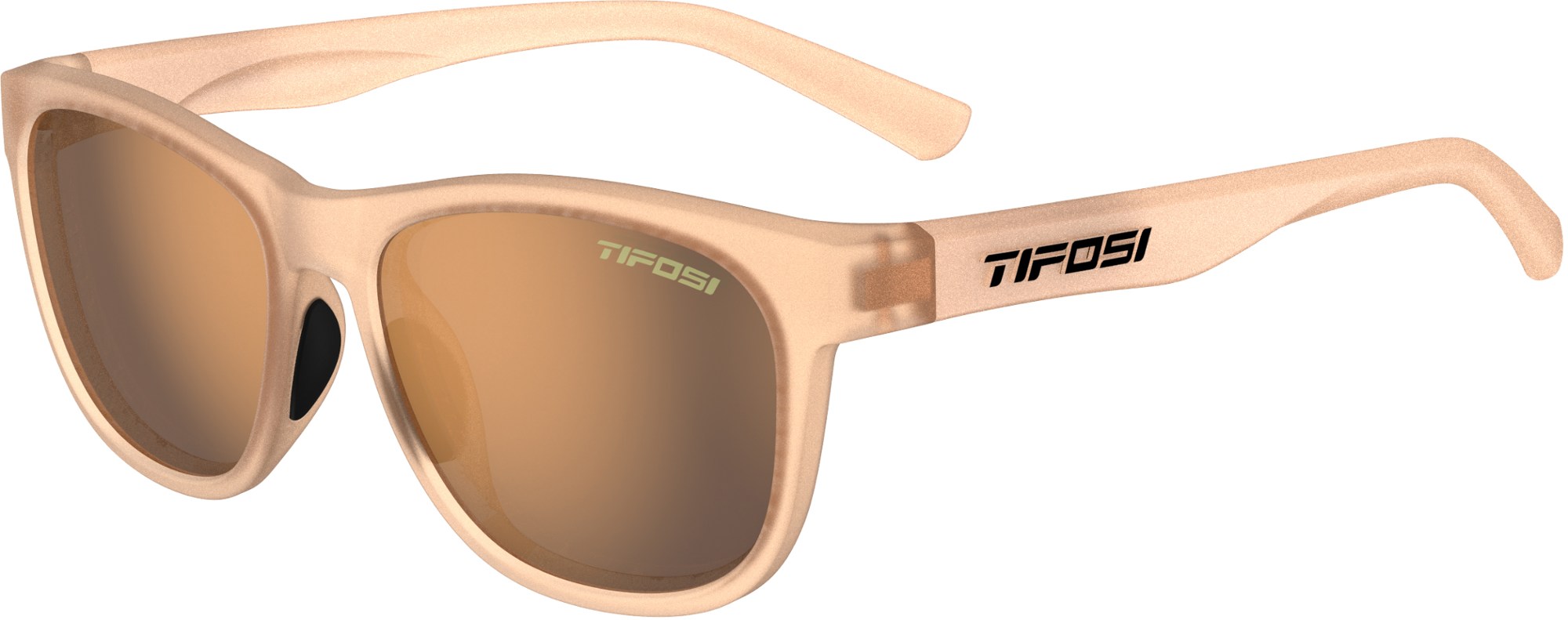 цена Поляризованные солнцезащитные очки Swank Tifosi, коричневый