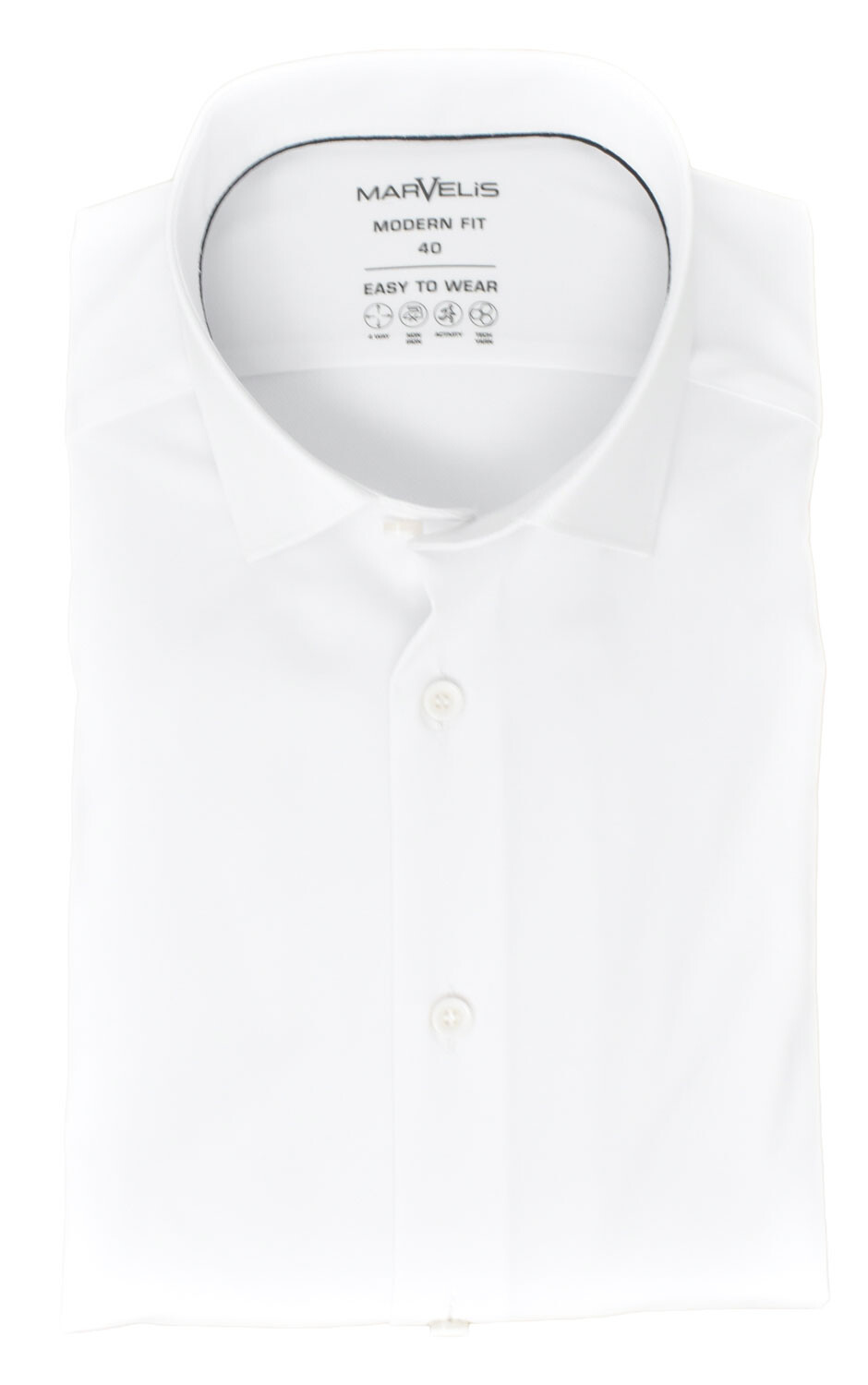 

Рубашка MARVELIS Modern Fit Easy To Wear, белый