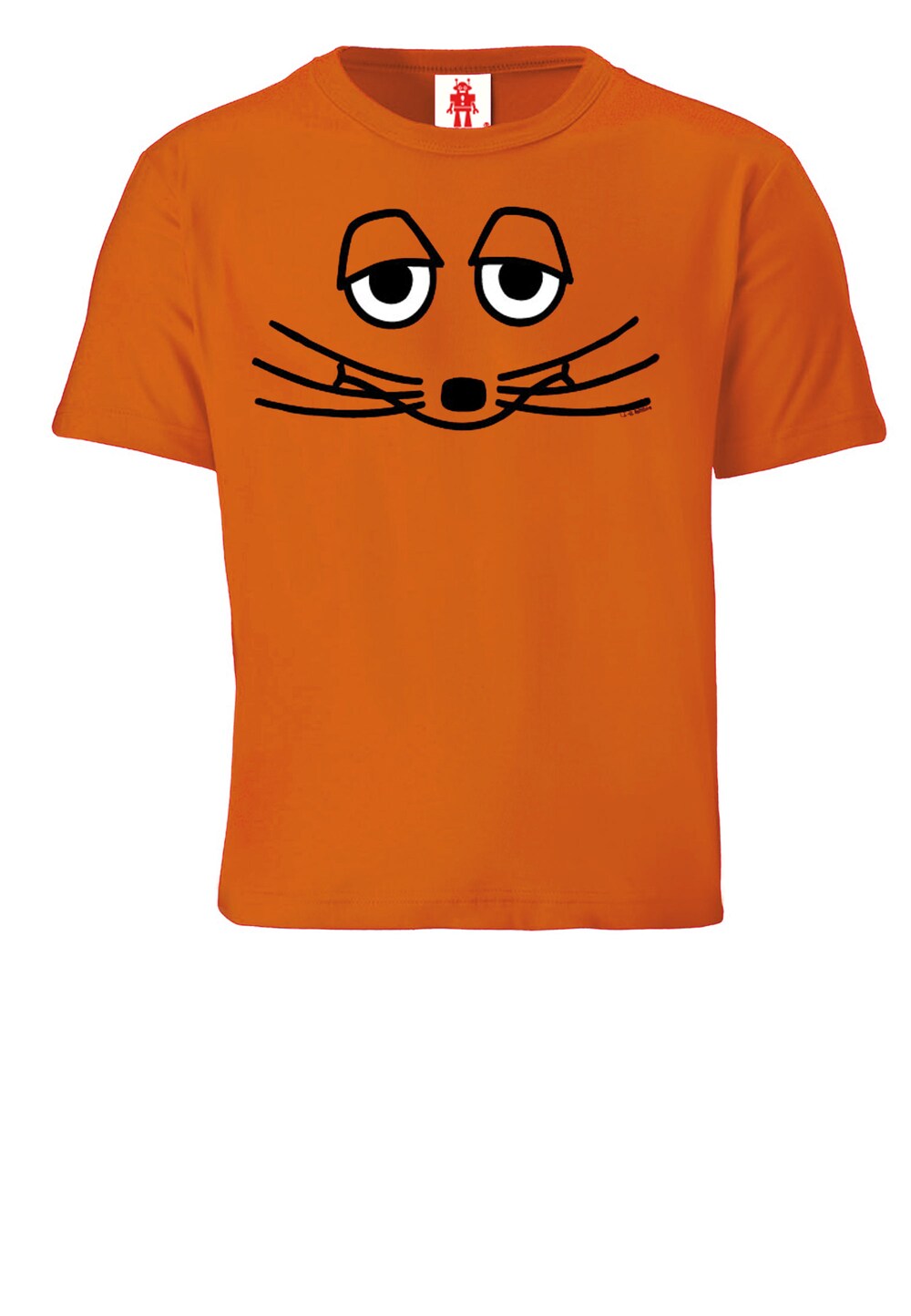 Футболка Logoshirt Die Maus - Gesicht, апельсин