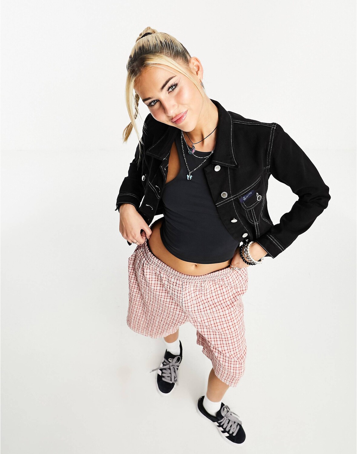

Черная укороченная куртка Superdry Workwear, Черный
