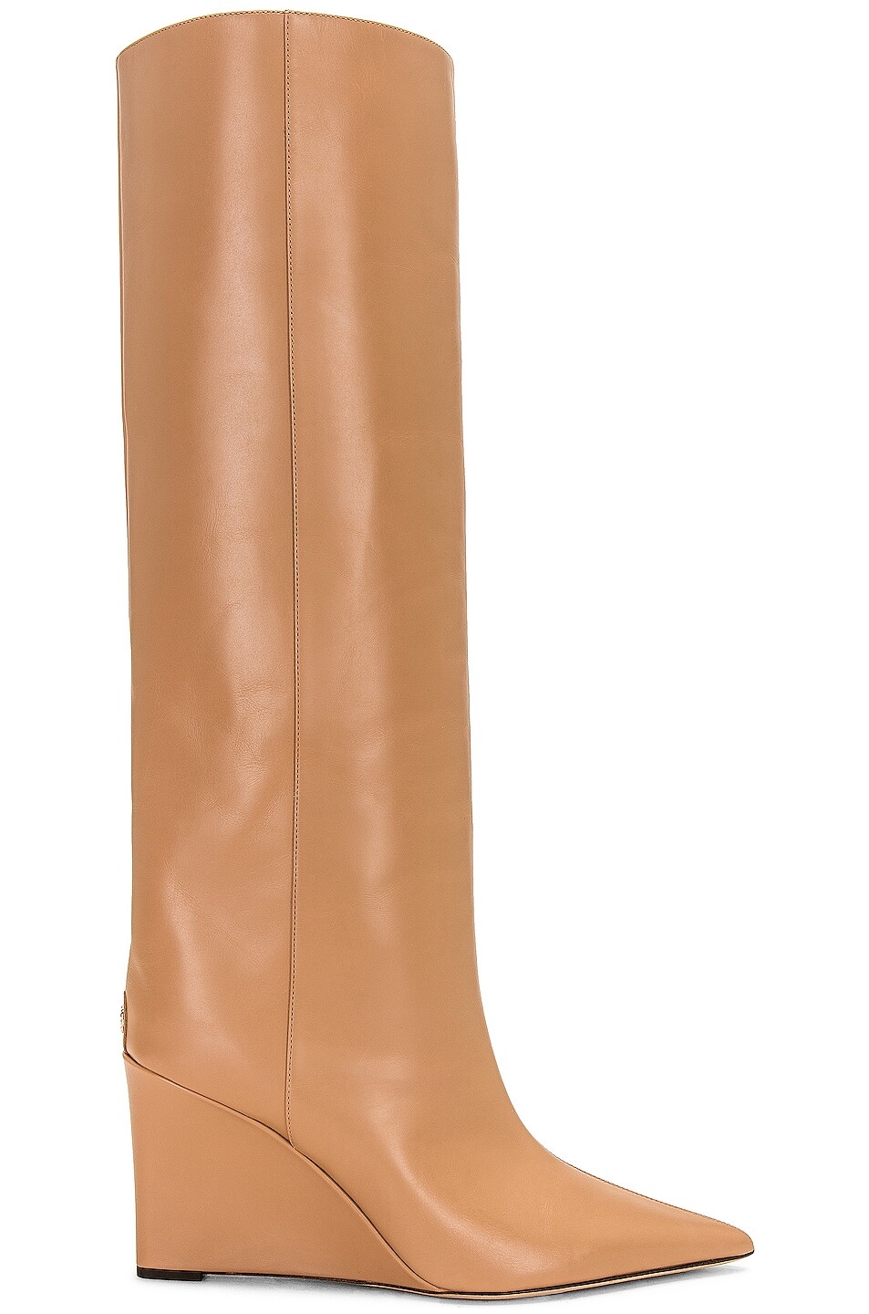 

Ботинки Jimmy Choo Blake 85 Leather Wedge, цвет Biscuit