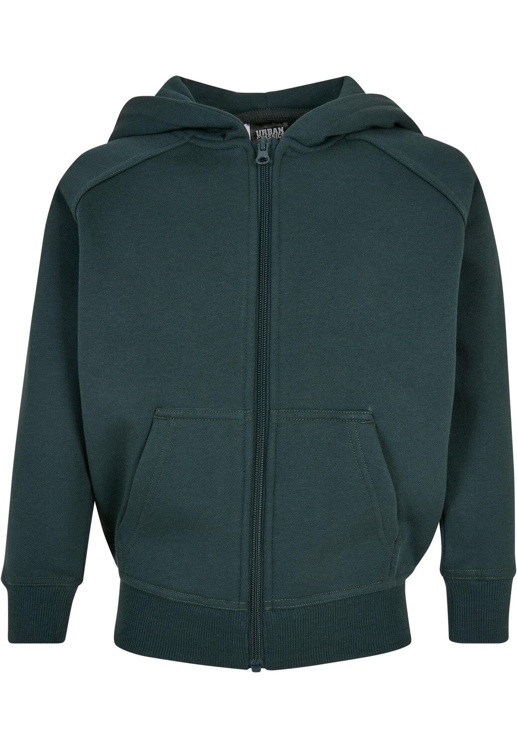 

Толстовка Urban Classics Zip Kapuzenpullover, цвет bottlegreen