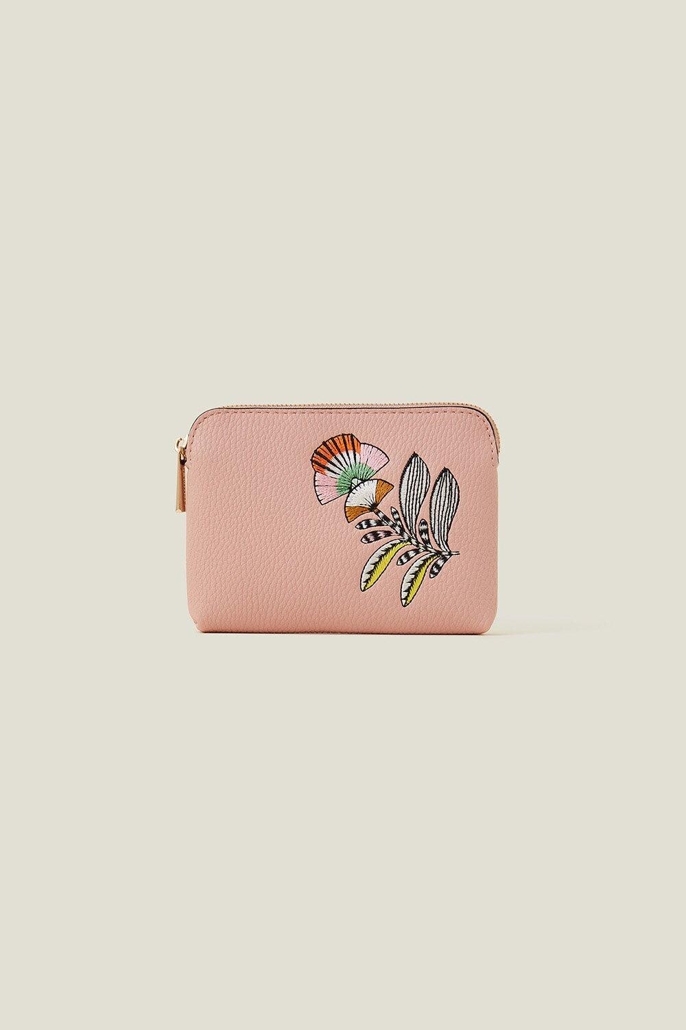 

Вышитая цветочная монета P Accessorize, розовый