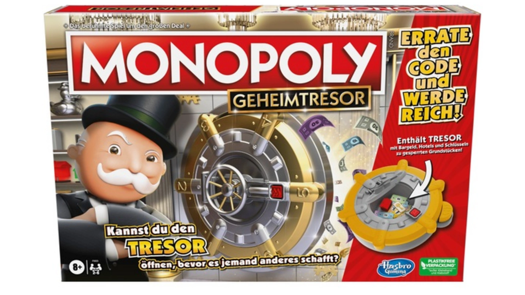 Hasbro Секретный сейф Монополии хобби настольная игра для детей угадай кто он логический расчет и распознавание персонажа игра интерактивная угадай дети
