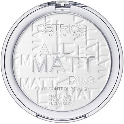 цена Пудра All Matt Plus для контроля блеска 10 г — № 001 универсальная для комбинированной кожи, Catrice