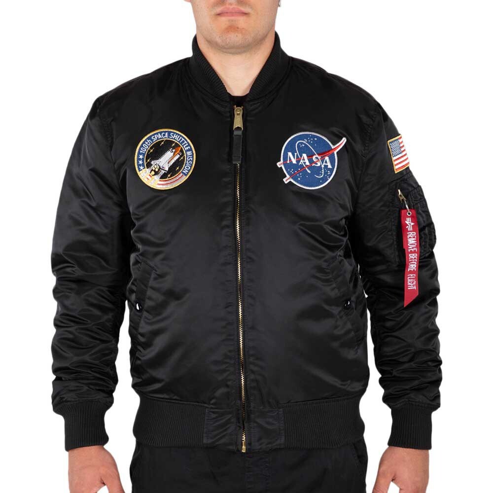 

Куртка Alpha Industries MA-1 VF NASA LP, черный