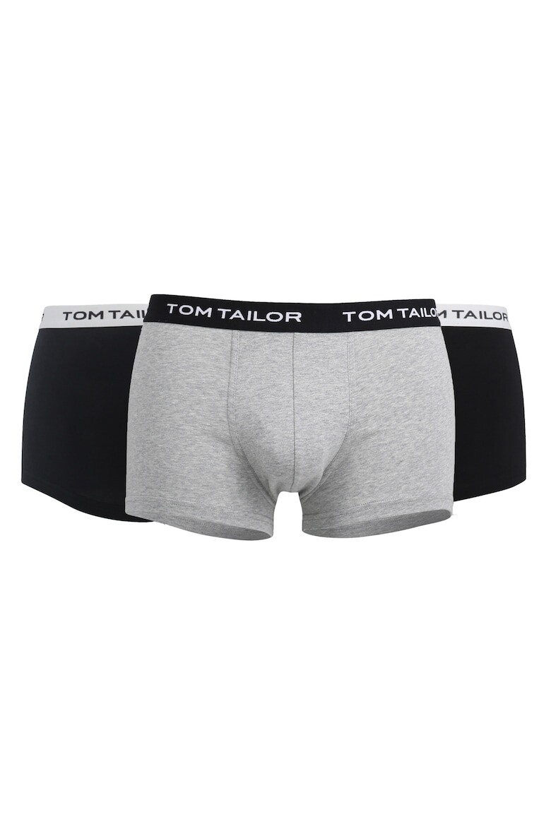 

Боксеры с логотипом на талии, 3 пары Tom Tailor, черный