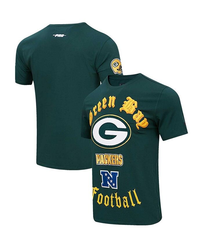 

Мужская зеленая футболка Green Bay Packers Old English Pro Standard, зеленый