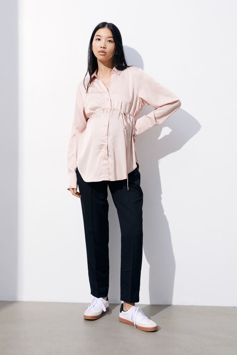 

МАМА Рубашка с поясом «До и после» H&M