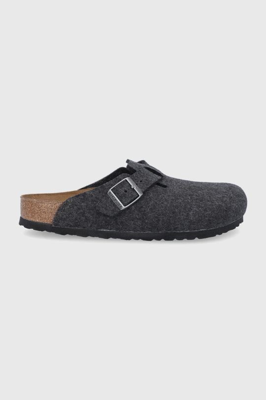 

Бостонские шерстяные тапочки Birkenstock, темно-синий