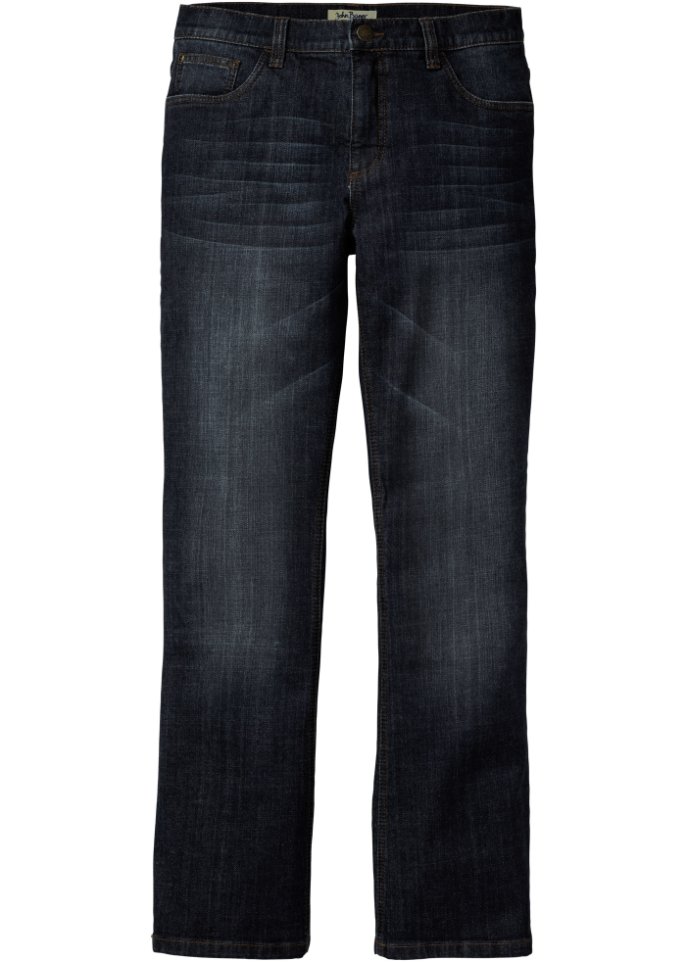 Джинсы узкого кроя эластичной расцветки John Baner Jeanswear, синий новинка 2023 джинсы ранней весны мужские повседневные зауженные прямые джинсы высококачественные повседневные мужские джинсы мужская оде