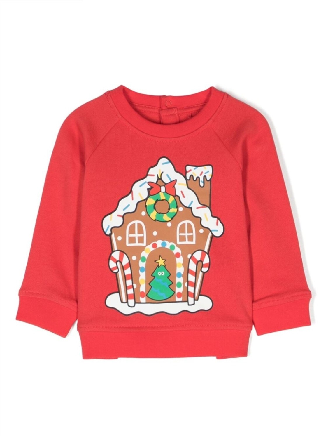 

Stella McCartney Kids толстовка с графичным принтом, красный